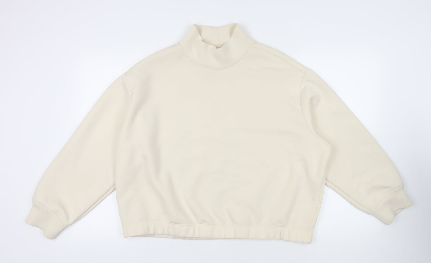 Womens UK Size XL Marks and Spencer Ivory Pullover Sweatshirt