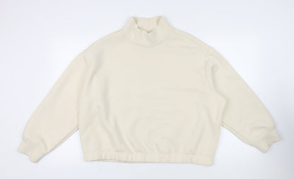Womens UK Size XL Marks and Spencer Ivory Pullover Sweatshirt