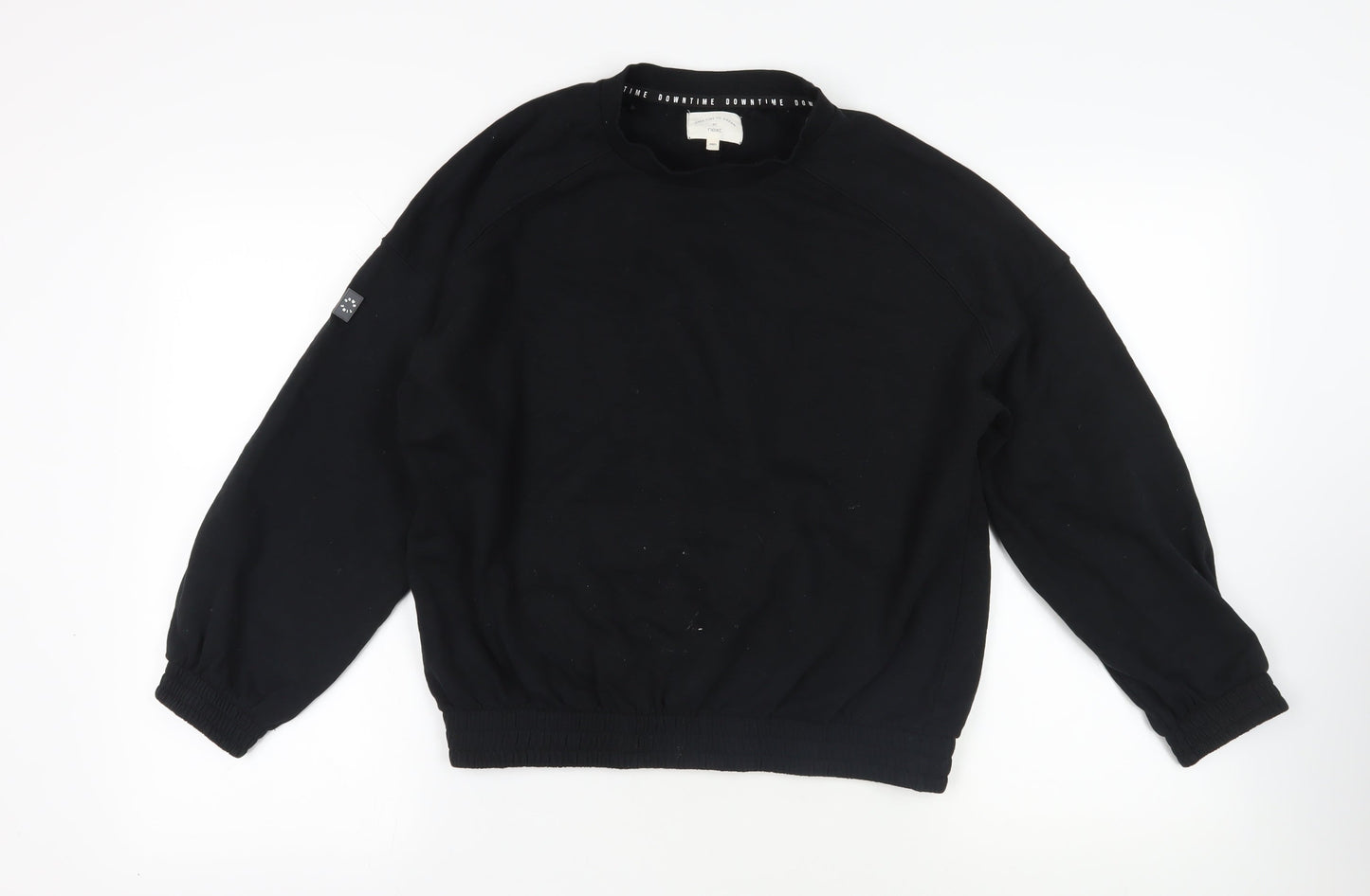 Womens UK Size M NEXT Black Pullover Sweatshirt