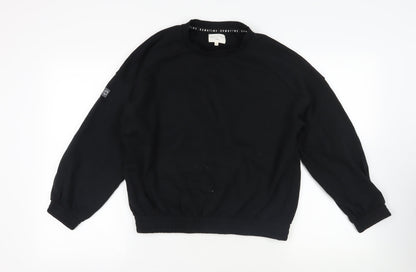 Womens UK Size M NEXT Black Pullover Sweatshirt