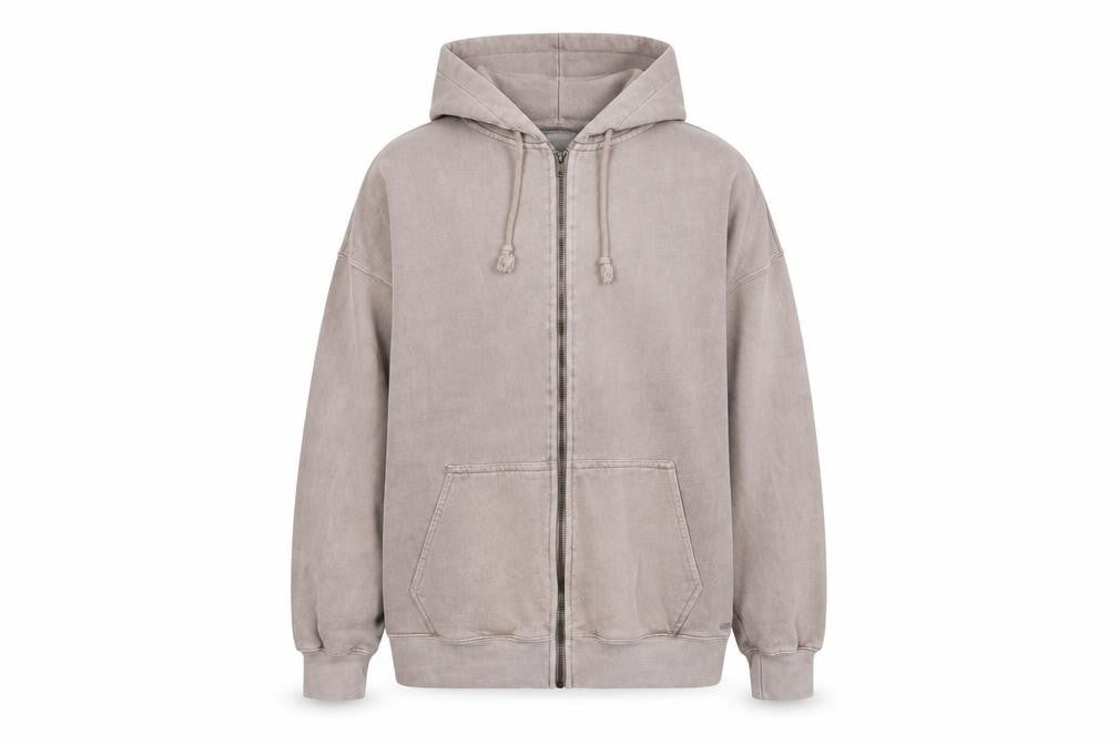 Mens UK Size S Pull&Bear Grey Full Zip Hoodie