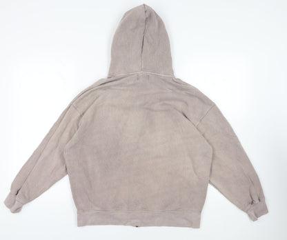 Mens UK Size S Pull&Bear Grey Full Zip Hoodie
