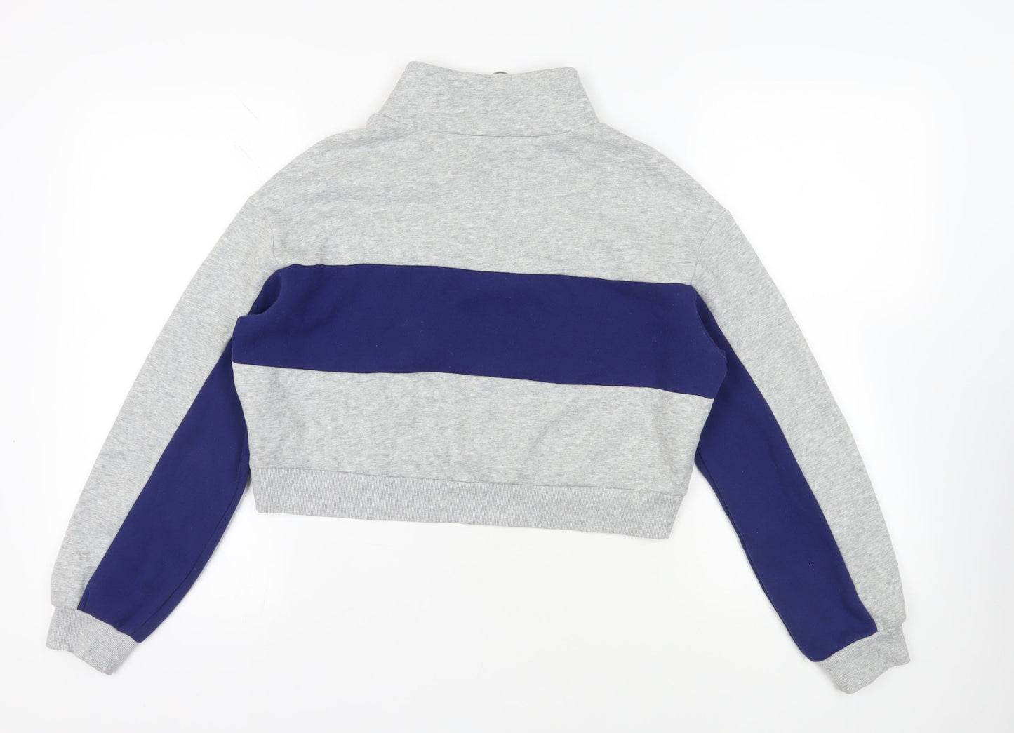 Womens UK Size S Divided by H&M Grey Pullover Sweatshirt