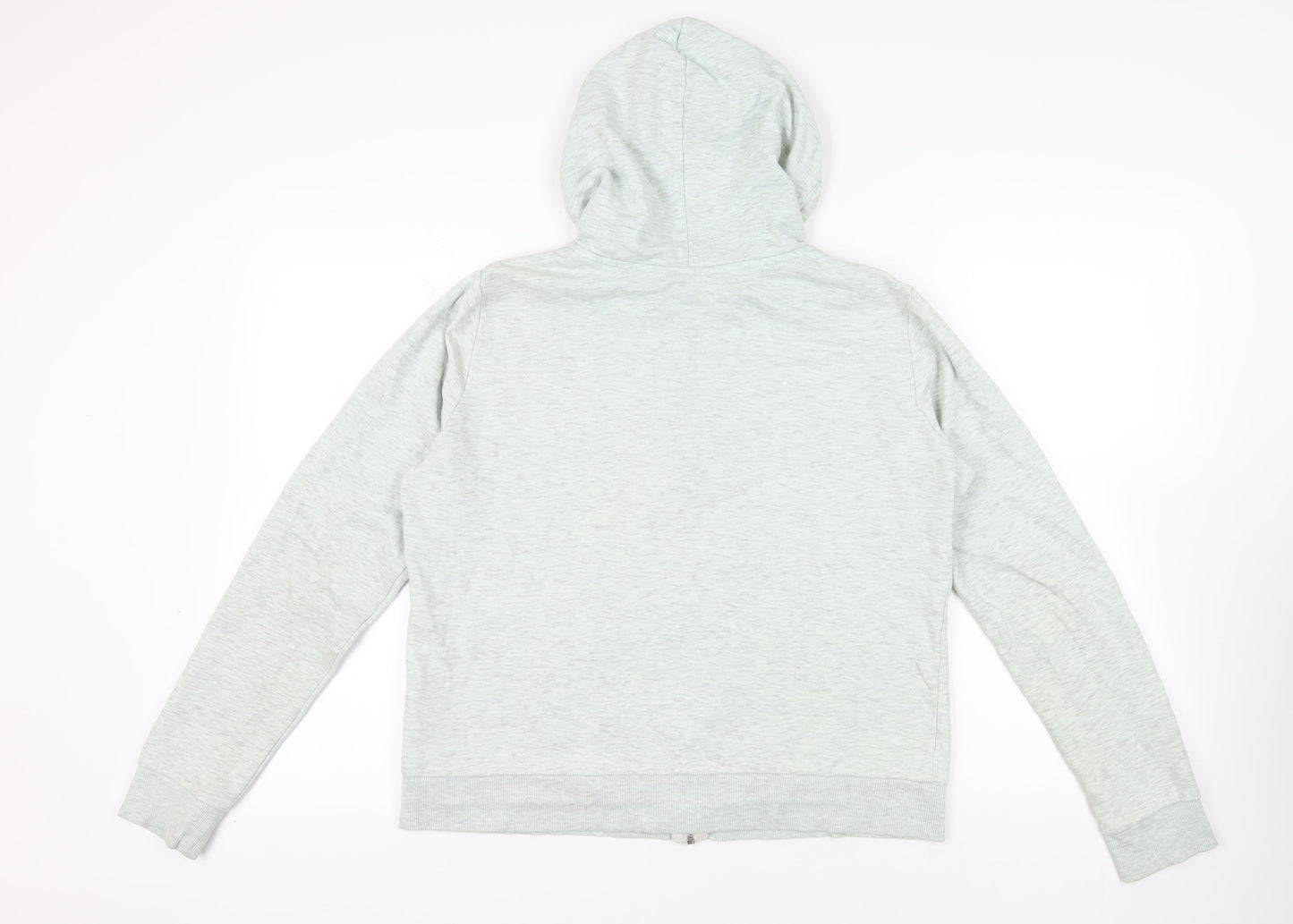 Womens UK Size L Divided by H&M Green Full Zip Hoodie