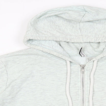 Womens UK Size L Divided by H&M Green Full Zip Hoodie