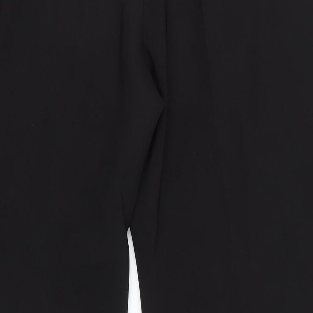 River Island Womens Black Polyester Dress Pants Trousers Size 16 L27 in Regular Zip
