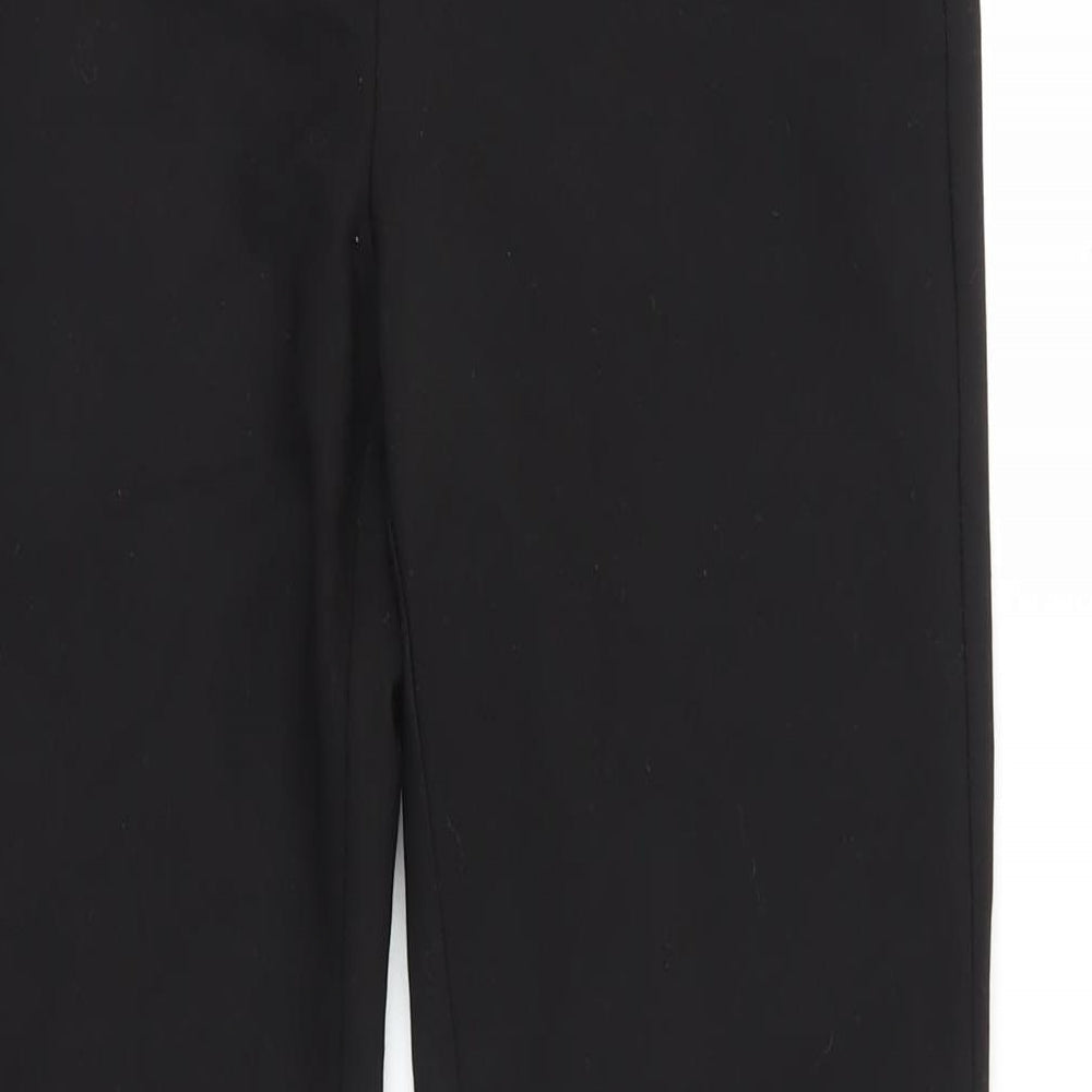 Womens UK Size M Zara Regular Fit  Black Trousers