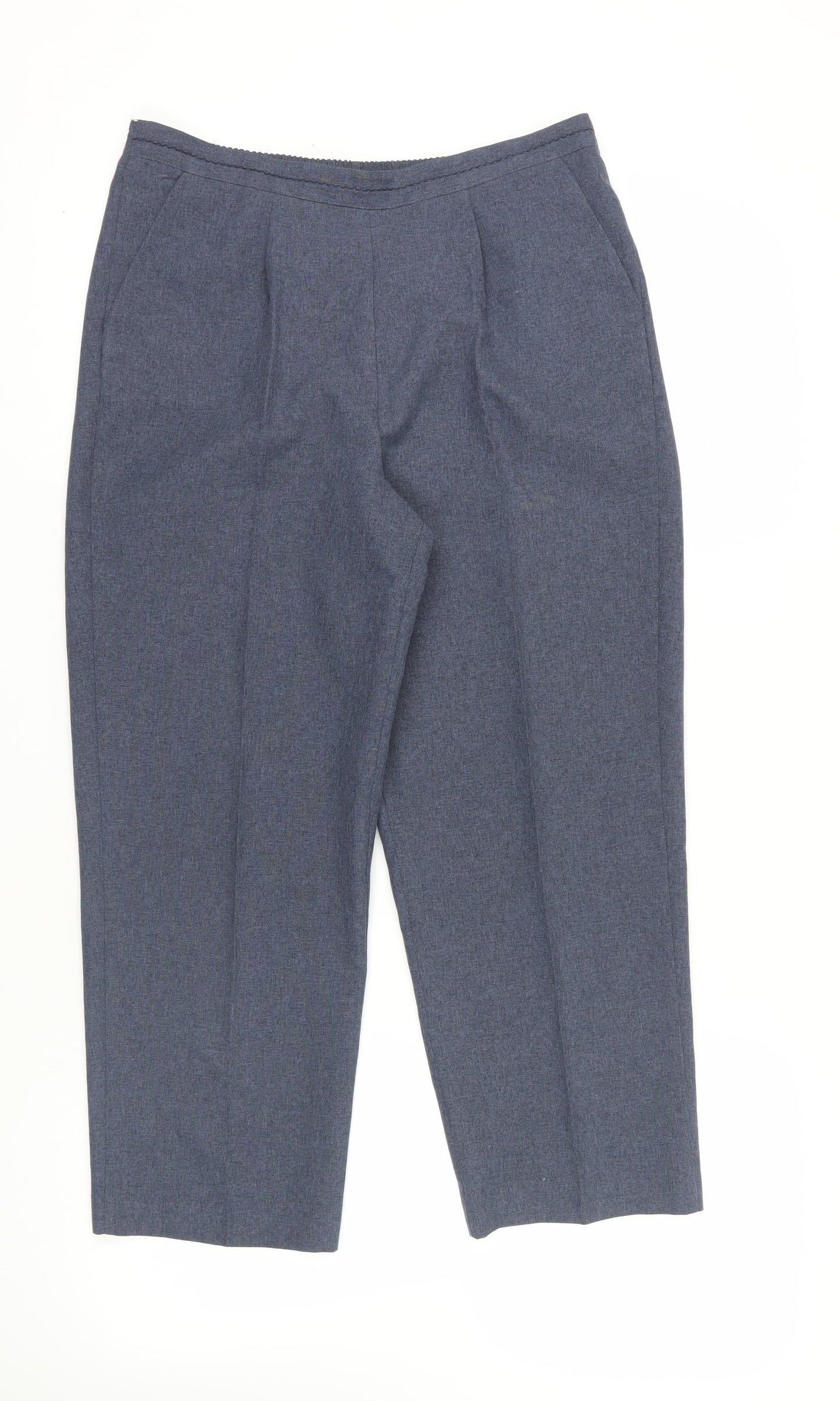 Womens UK Size 12 Bonmarché Regular Fit  Blue Trousers