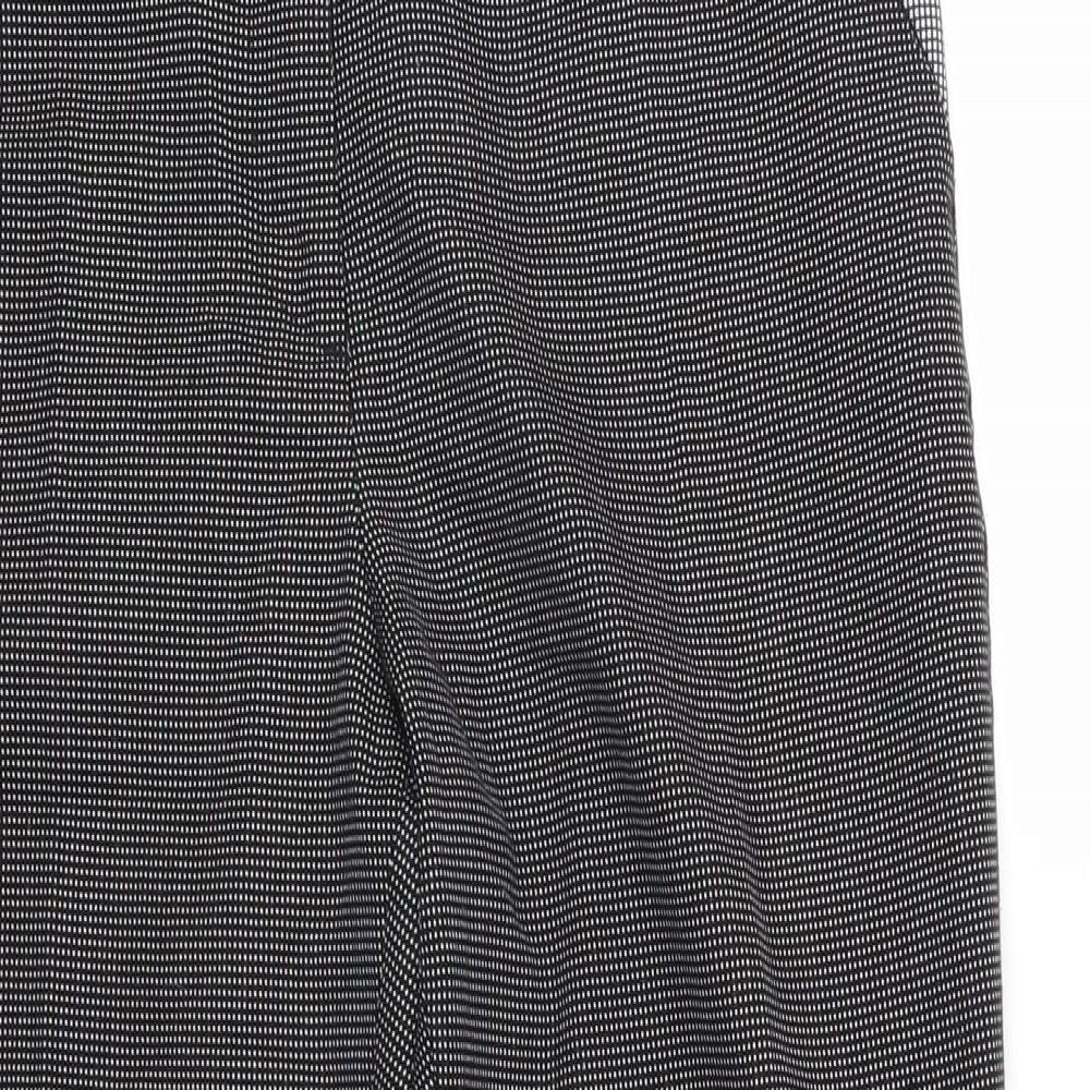 Womens UK Size 12 Marks and Spencer Regular Fit Chino Black Trousers