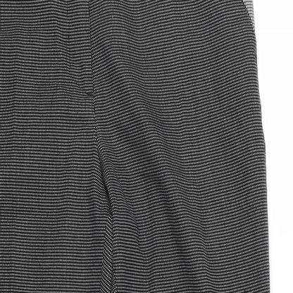 Womens UK Size 12 Marks and Spencer Regular Fit Chino Black Trousers