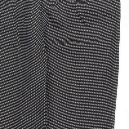 Womens UK Size 12 Marks and Spencer Regular Fit Chino Black Trousers