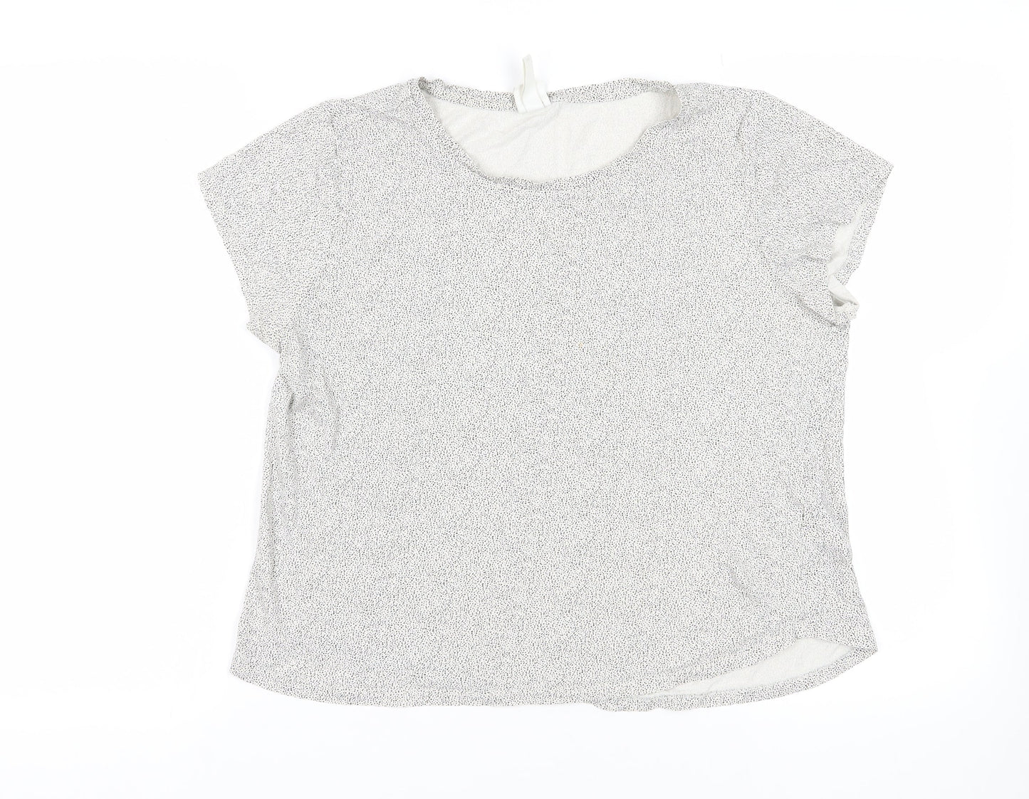 Womens UK Size L H&M Black Basic T-Shirt