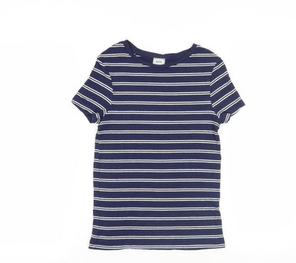 Womens UK Size S Pimkie Blue Basic T-Shirt
