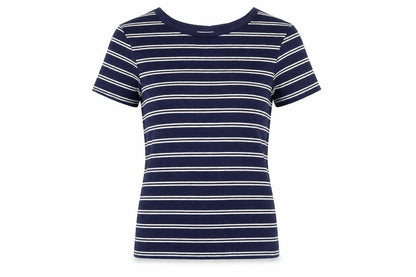 Womens UK Size S Pimkie Blue Basic T-Shirt