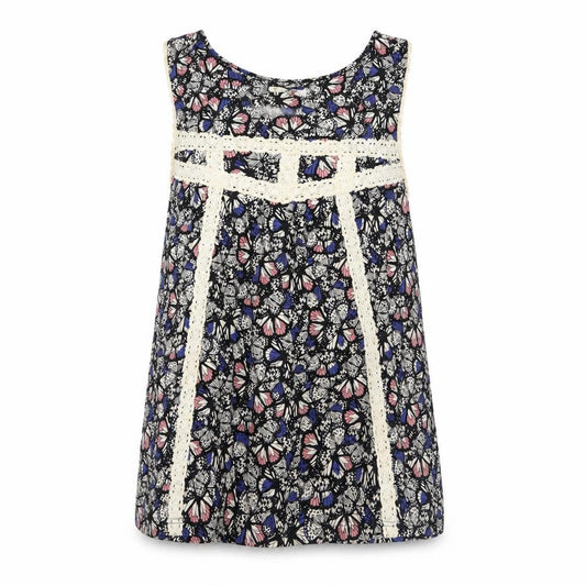 Womens UK Size 8 BHS Multicoloured Basic Tank