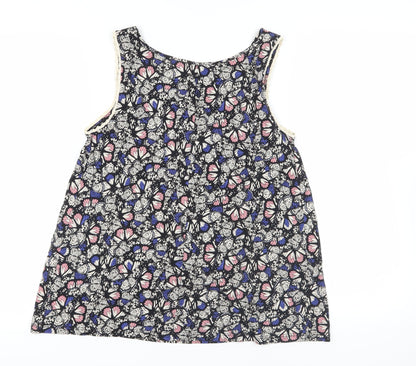 Womens UK Size 8 BHS Multicoloured Basic Tank