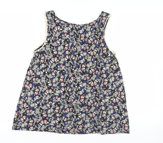 Womens UK Size 8 BHS Multicoloured Basic Tank