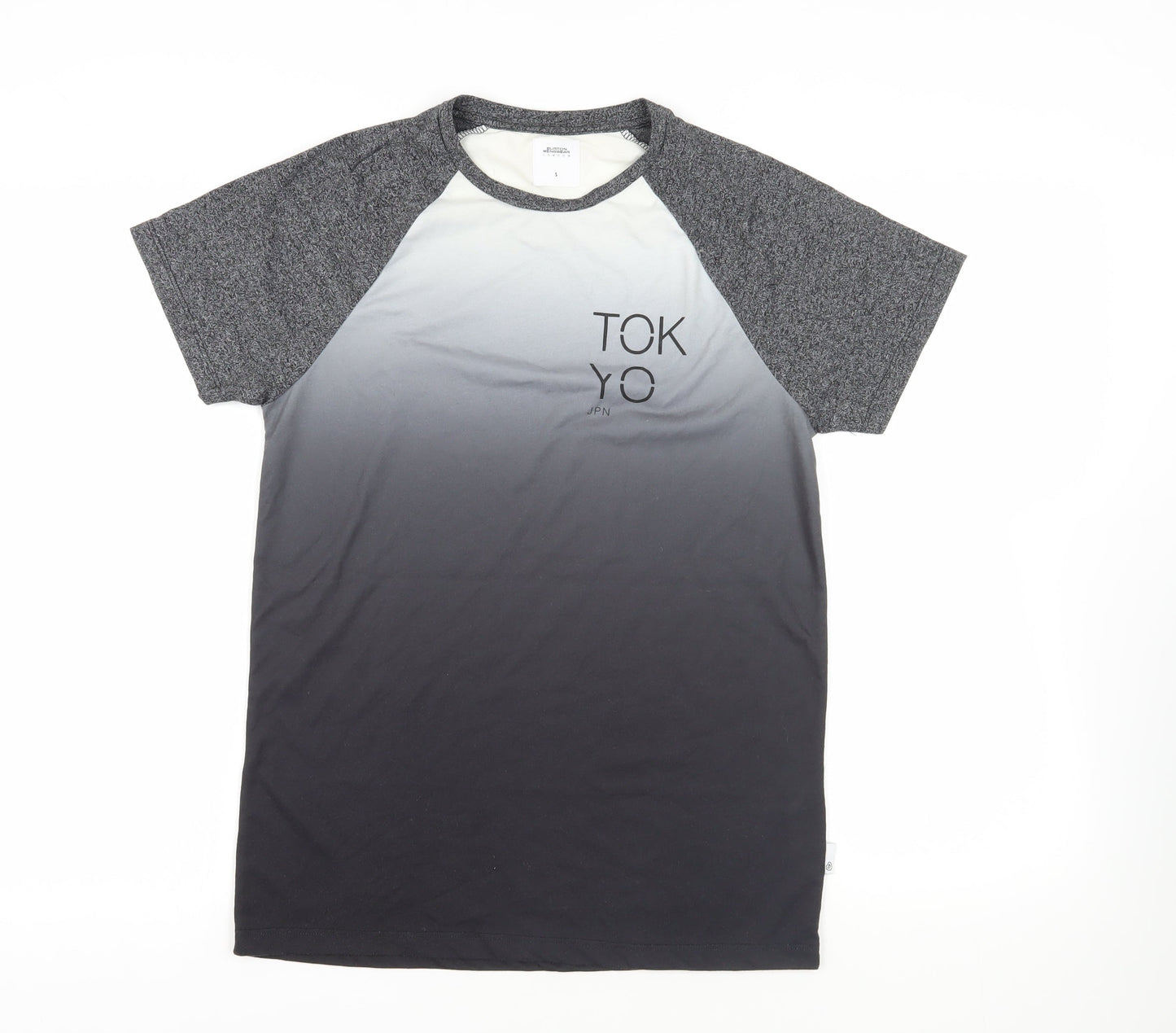 Mens UK Size S Burton Grey  T-Shirt