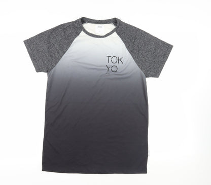 Mens UK Size S Burton Grey  T-Shirt