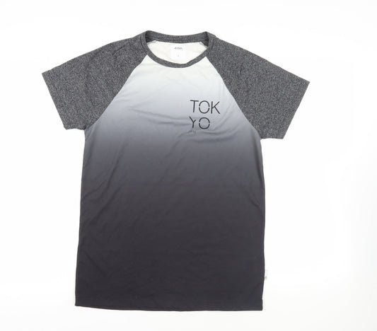 Mens UK Size S Burton Grey  T-Shirt