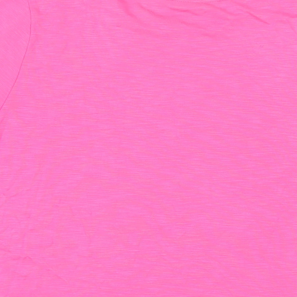 Womens UK Size 16 Marks and Spencer Pink Basic T-Shirt