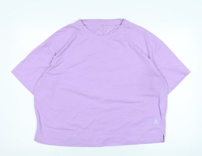 Womens UK Size L NEXT Purple Basic T-Shirt