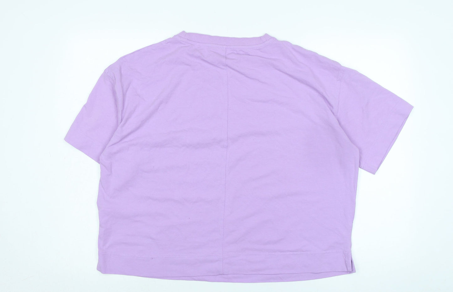 Womens UK Size L NEXT Purple Basic T-Shirt