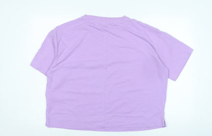 Womens UK Size L NEXT Purple Basic T-Shirt