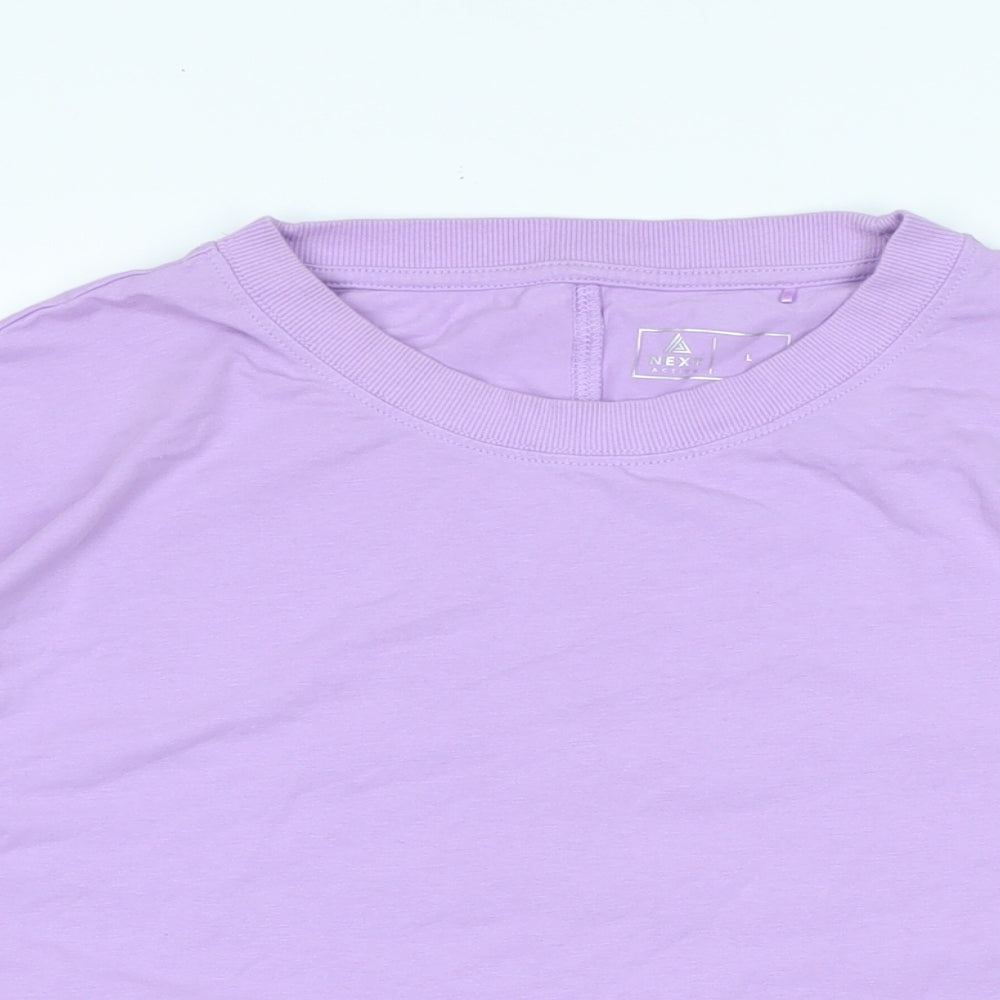 Womens UK Size L NEXT Purple Basic T-Shirt
