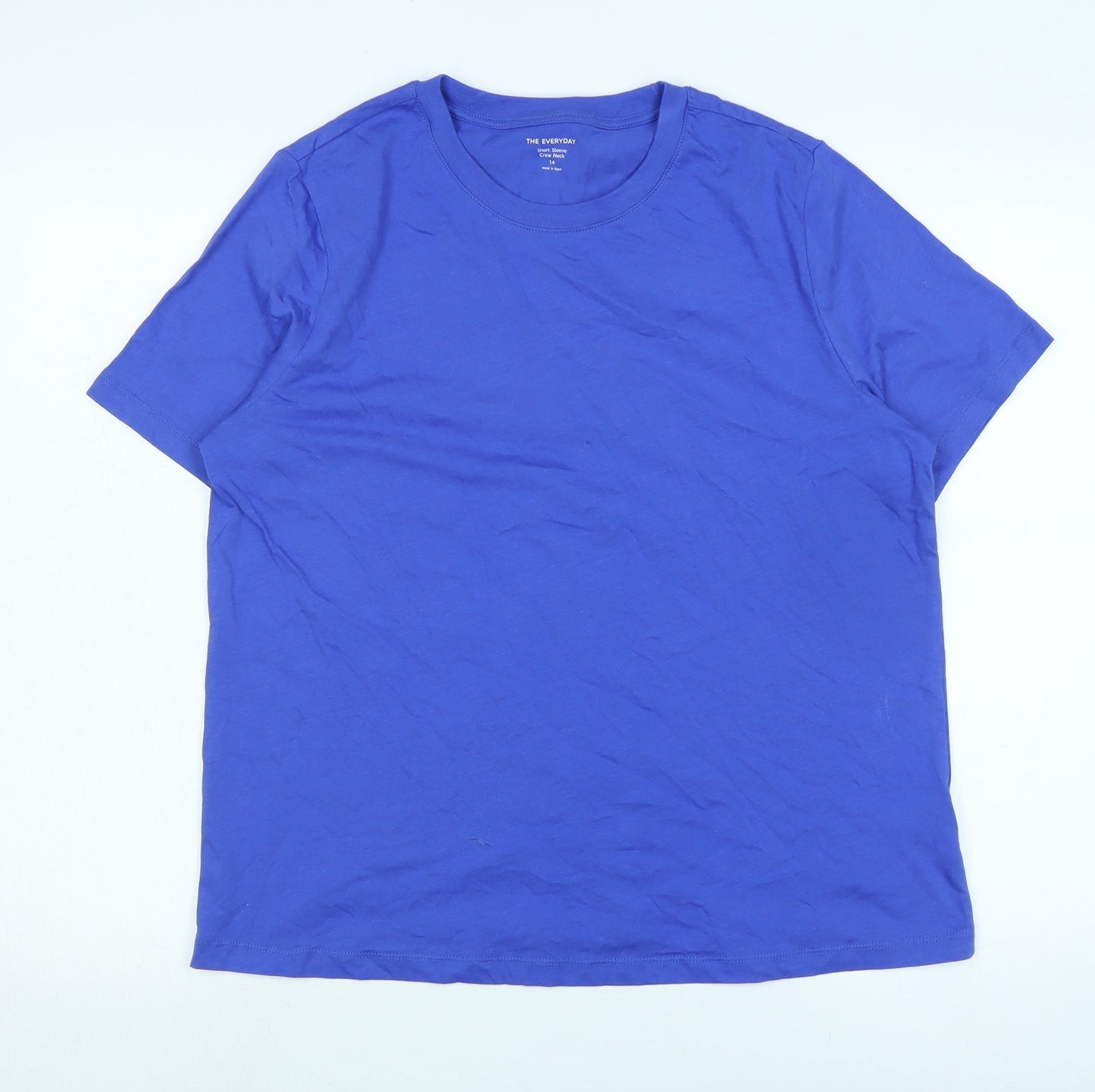 Womens UK Size 14 NEXT Blue Basic T-Shirt