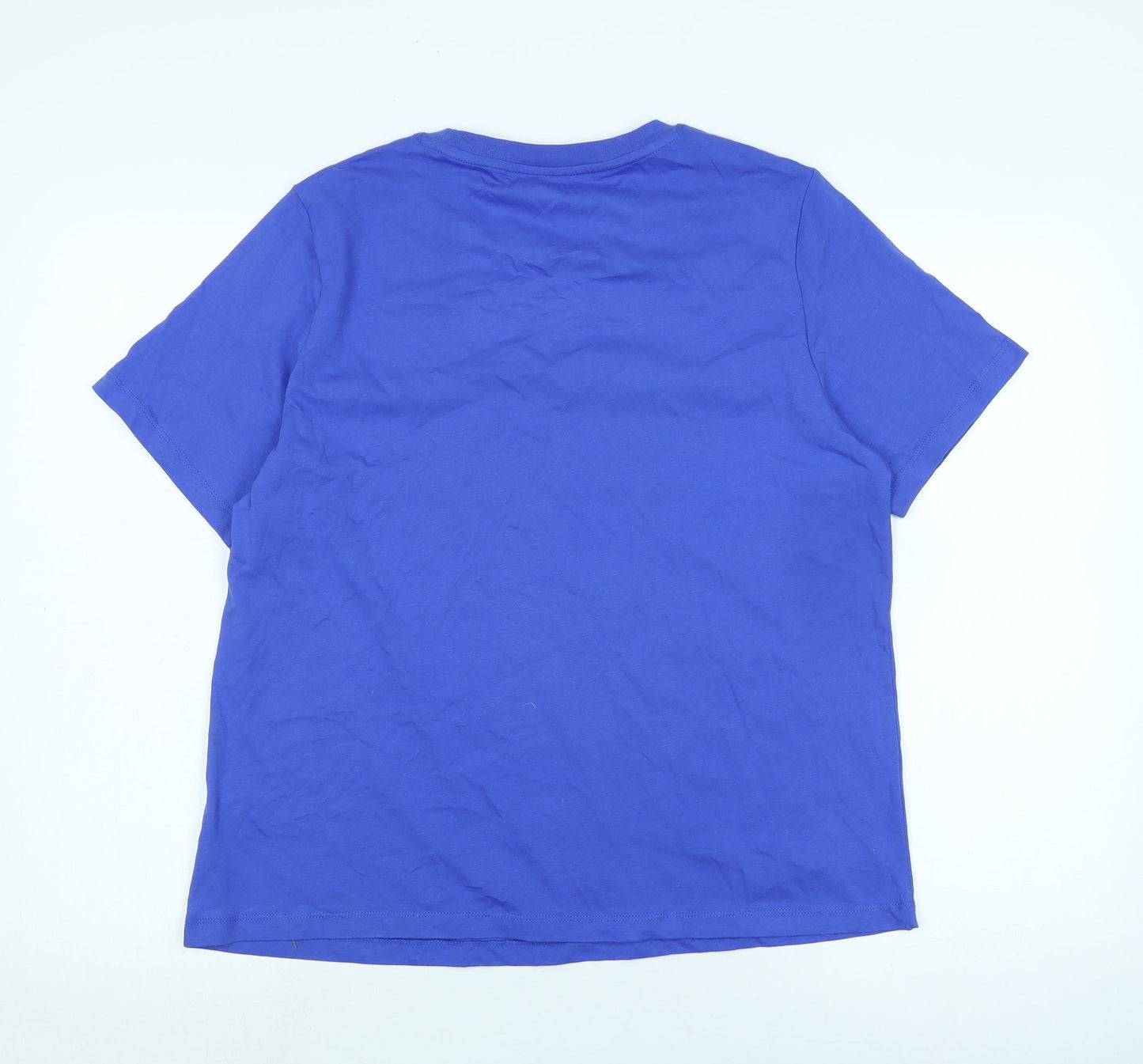 Womens UK Size 14 NEXT Blue Basic T-Shirt