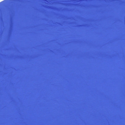 Womens UK Size 14 NEXT Blue Basic T-Shirt