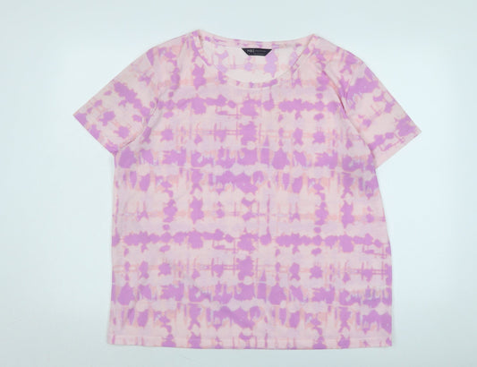 Womens UK Size 16 Marks and Spencer Pink Basic T-Shirt