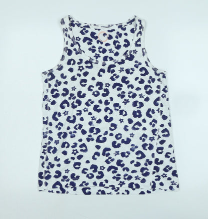Womens UK Size 6 NEXT Blue Basic Tank
