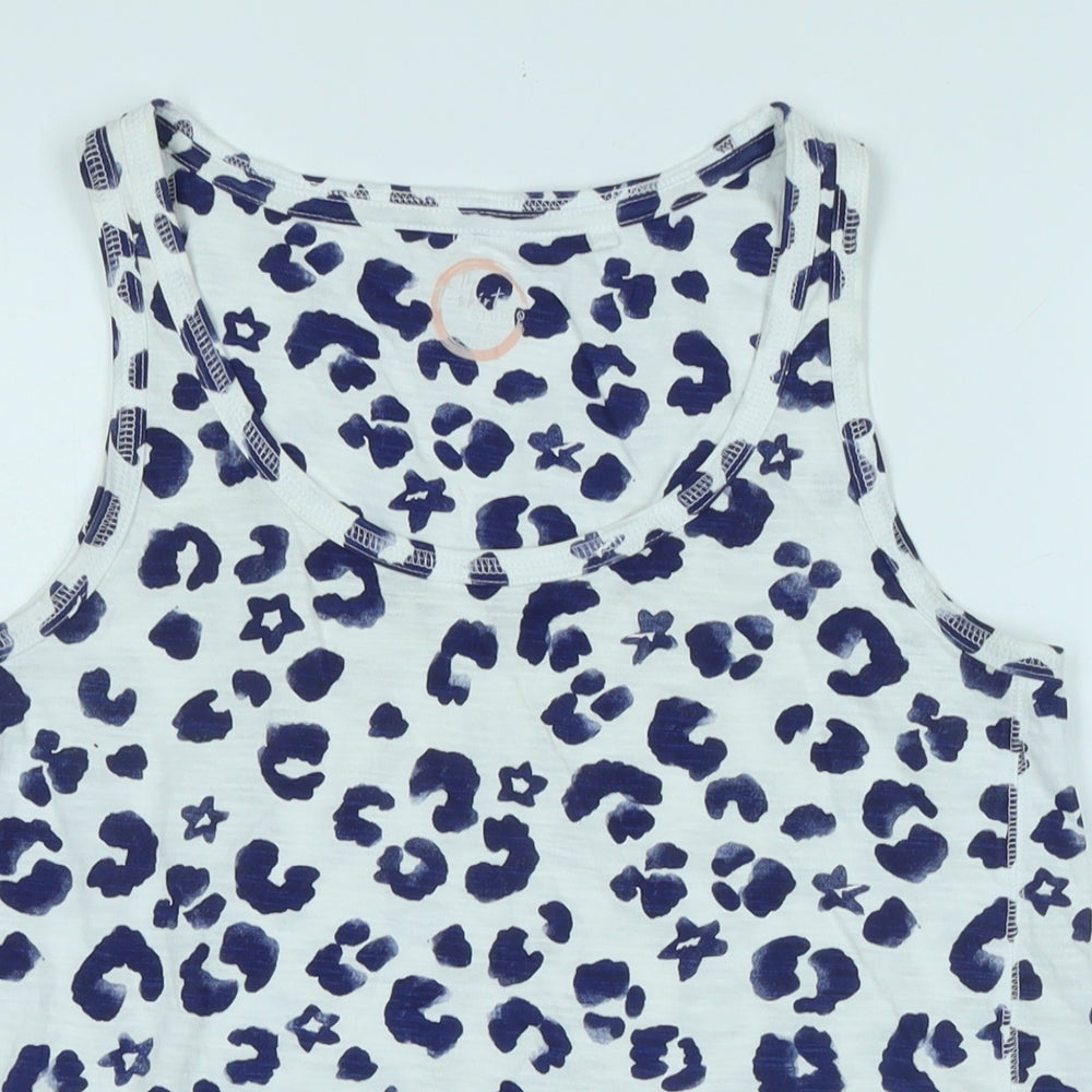 Womens UK Size 6 NEXT Blue Basic Tank