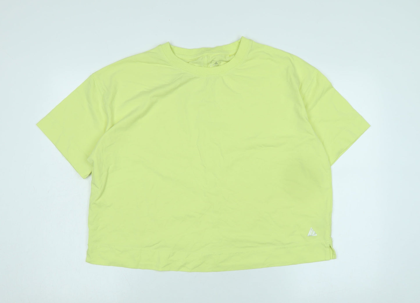 Womens UK Size L NEXT Yellow Basic T-Shirt