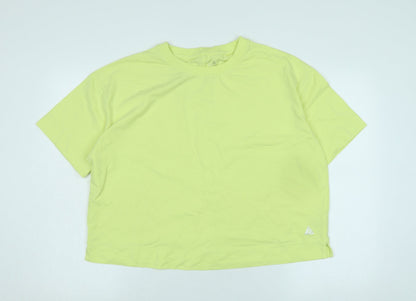 Womens UK Size L NEXT Yellow Basic T-Shirt