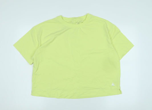 Womens UK Size L NEXT Yellow Basic T-Shirt