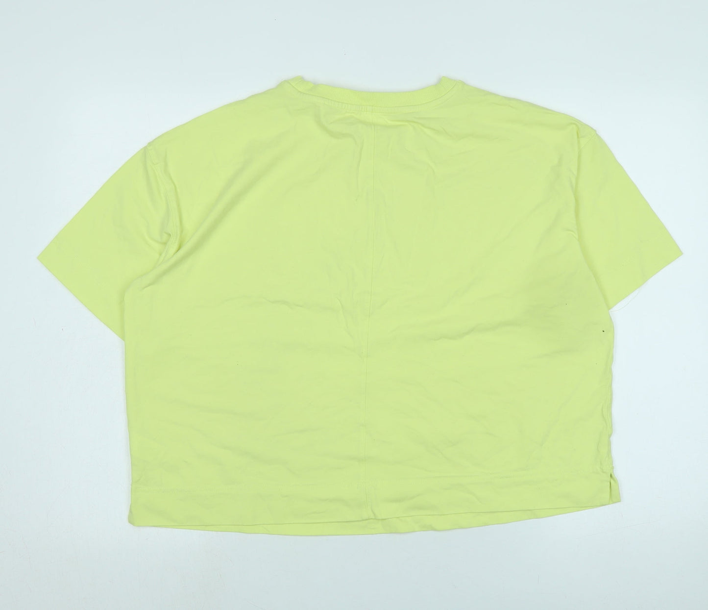Womens UK Size L NEXT Yellow Basic T-Shirt