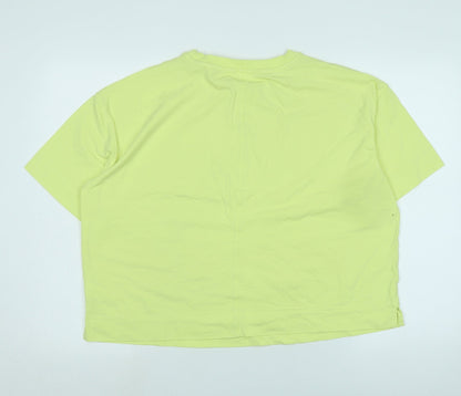 Womens UK Size L NEXT Yellow Basic T-Shirt