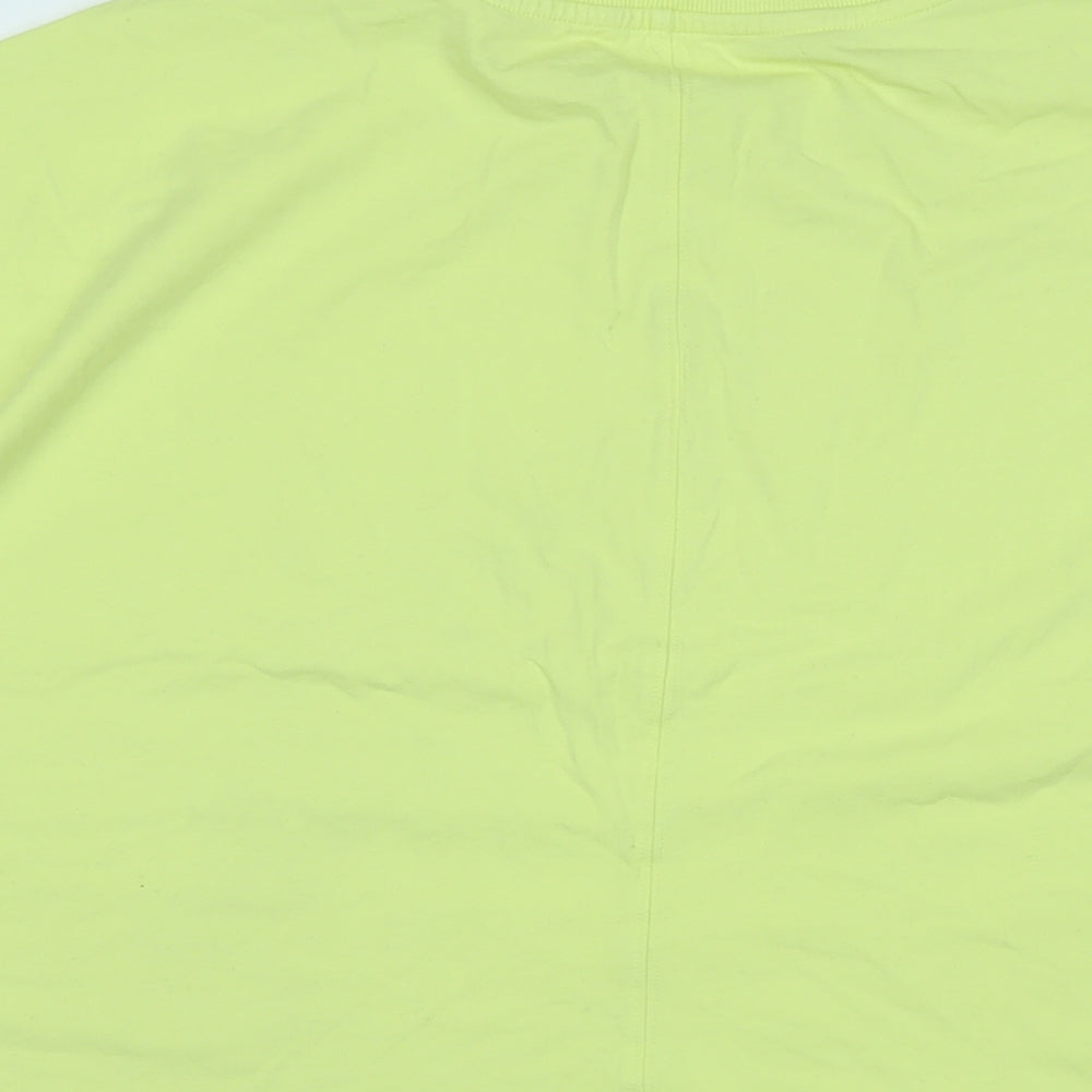 Womens UK Size L NEXT Yellow Basic T-Shirt