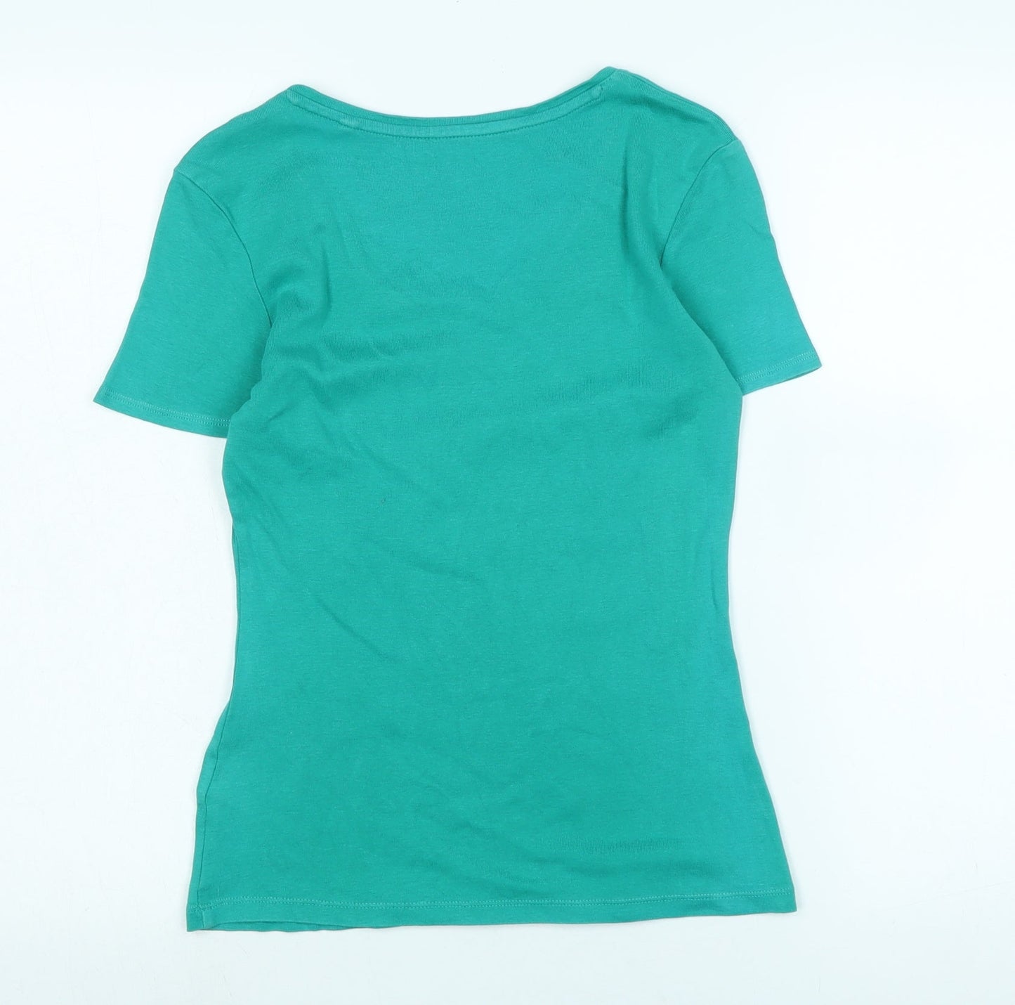 Womens UK Size 8 Marks and Spencer Green Basic Tank