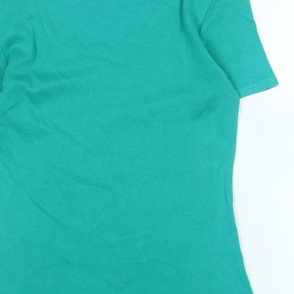 Womens UK Size 8 Marks and Spencer Green Basic Tank