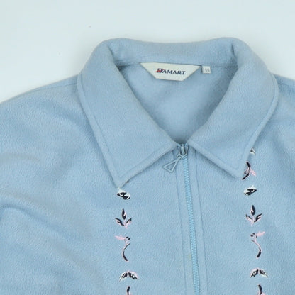 Damart Womens Blue Jacket Size 18 Zip