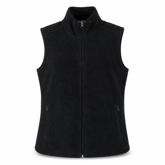 thermatech Womens Black Gilet Waistcoat Size M Zip