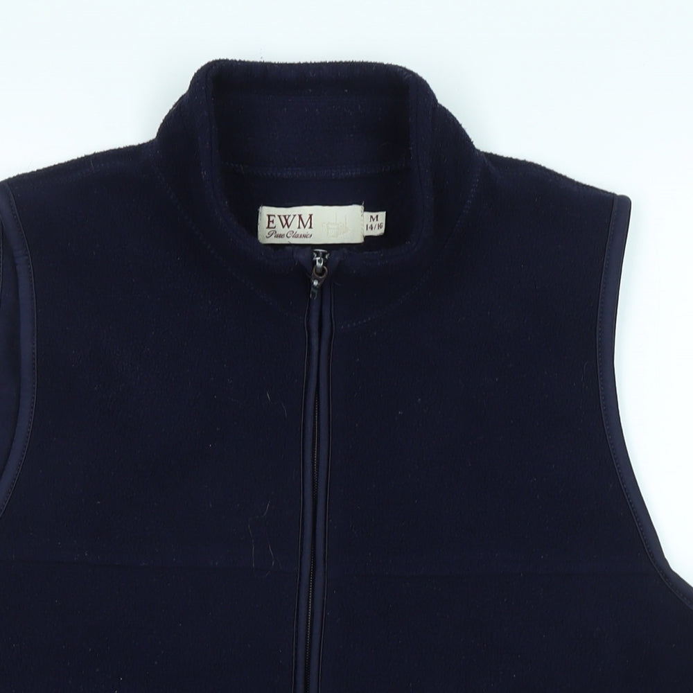 Mens UK Size M EWM Blue Gilet
