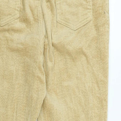 native youth Boys Beige Cotton Jogger Trousers Size 16 Years L24 in Regular Tie - Logo
