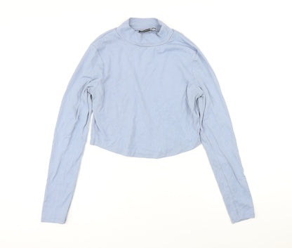 Womens UK Size 14 ASOS Blue Basic T-Shirt
