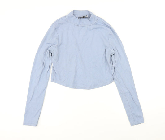 Womens UK Size 14 ASOS Blue Basic T-Shirt