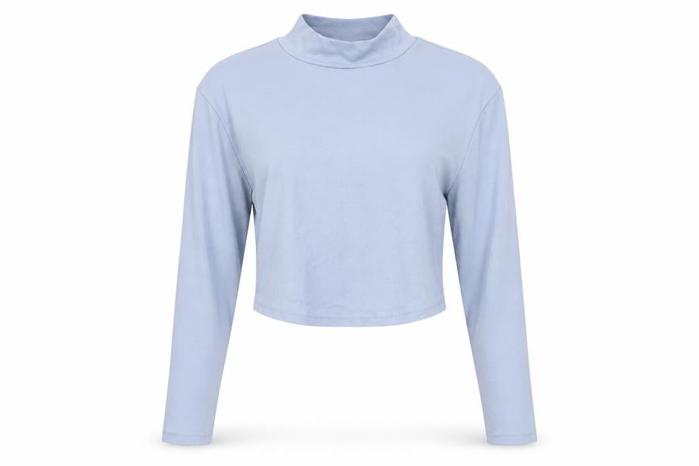 Womens UK Size 14 ASOS Blue Basic T-Shirt